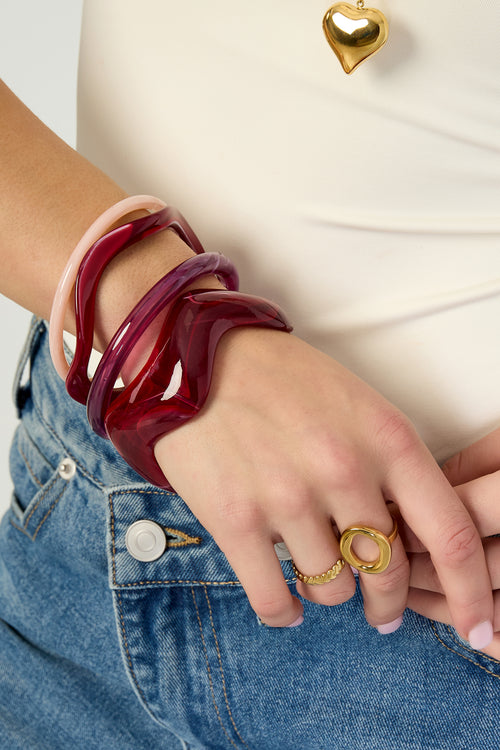 Acryl armbanden onregelmatige vorm Casual Dagelijks Eenvoudig Serie Dames sieraden