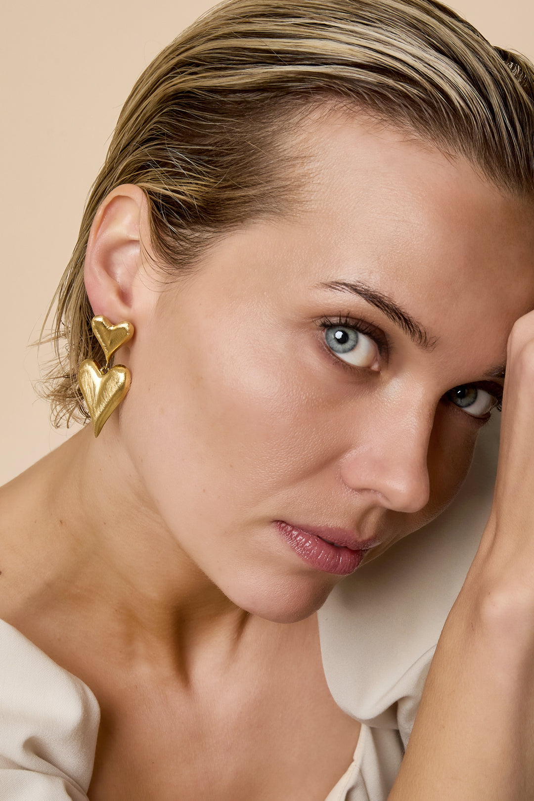 Oorbellen met hartjes, casual, dagelijks, eenvoudig, serie, damessieraden