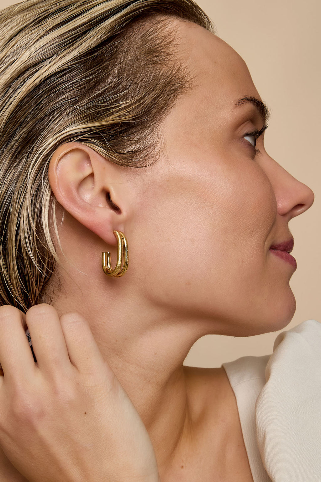 Creolen, oorbellen, casual, dagelijks, eenvoudig, serie, damessieraden