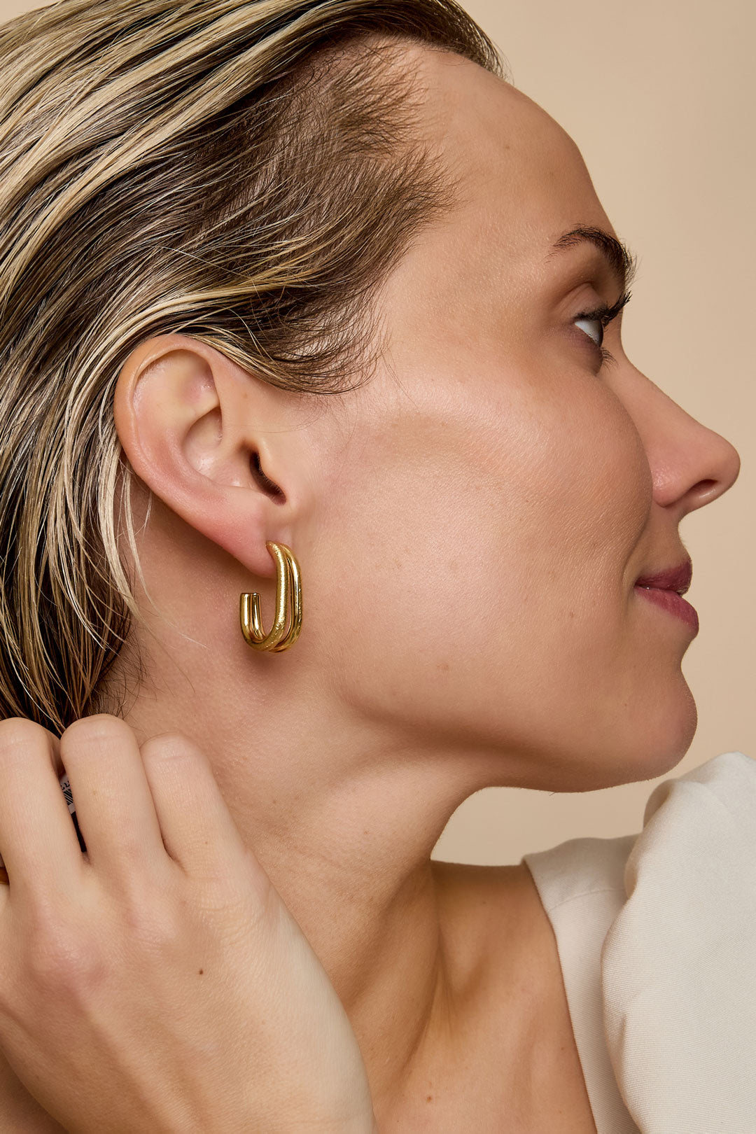 Creolen, oorbellen, casual, dagelijks, eenvoudig, serie, damessieraden