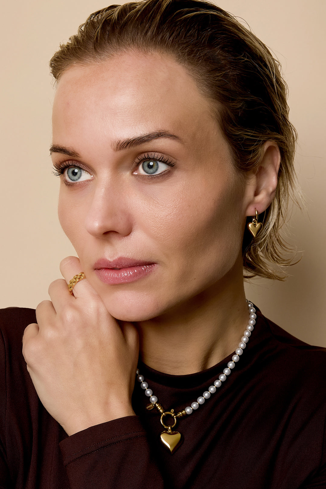 Oorbellen met hartjes, casual, dagelijks, eenvoudig, serie, damessieraden