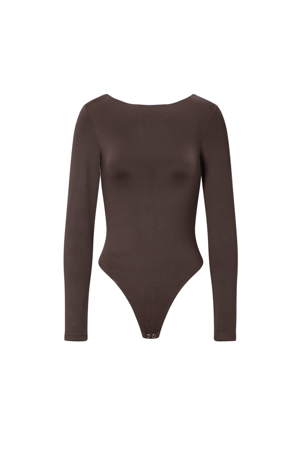 Gebreide Nylon Bodywear Bodysuit Basis Solide Kleur