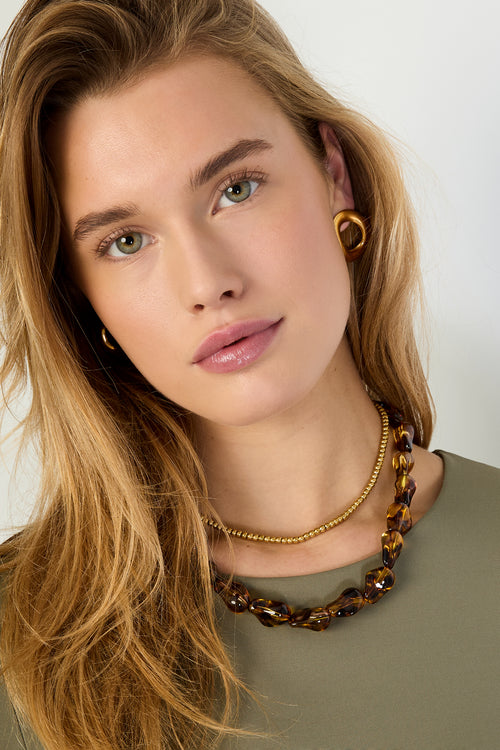 Acryl kralenkettingen Kralen Retro Daily Classic-serie Damessieraden