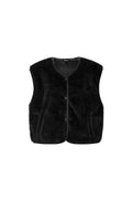 Woven Polyester Fiber Vrouwen Vest Casual Herfst/Winter Solid Color