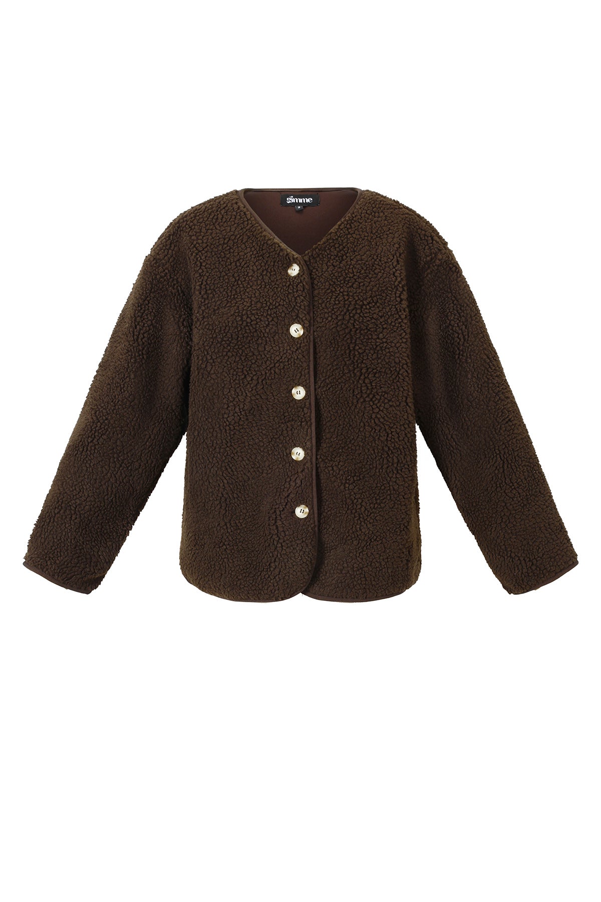 Geweven Polyestervezel Vrouwen Cardigan Casual Solide Kleur Herfst/Winter